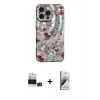 MARSİLYAN™- iPhone 14 Pro Max Kılıf Nova Doku Prime - Siyah Bilvis 3D Mat Cam Ekran Koruyucu + Bilvis Titan Kamera Lens - DNMR