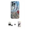 MARSİLYAN™- iPhone 14 Pro Max Kılıf Nova Doku Prime - Siyah Bilvis 3D Mat Cam Ekran Koruyucu + Bilvis Titan Kamera Lens - GD