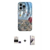 MARSİLYAN™- iPhone 14 Pro Max Kılıf Nova Doku Prime - Siyah Bilvis 3D Mat Cam Ekran Koruyucu + Bilvis Titan Kamera Lens - DNMR