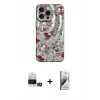 MARSİLYAN™- iPhone 14 Pro Max Kılıf Nova Doku Prime - Siyah Bilvis 3D Mat Cam Ekran Koruyucu + Bilvis Titan Kamera Lens - GD