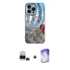MARSİLYAN™- iPhone 14 Pro Max Kılıf Nova Doku Prime - Siyah Bilvis 5in1 3D Magic Cam Ekran Koruyucu + Bilvis Titan Kamera Lens - DNMR