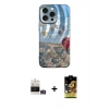MARSİLYAN™- iPhone 14 Pro Max Kılıf Nova Doku Prime - Siyah Buffer Cam Ekran Koruyucu + Bilvis Titan Kamera Lens - GD