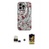 MARSİLYAN™- iPhone 14 Pro Max Kılıf Nova Doku Prime - Siyah Buffer Cam Ekran Koruyucu + Bilvis Titan Kamera Lens - SH
