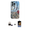 MARSİLYAN™- iPhone 14 Pro Max Kılıf Nova Doku Prime - Siyah Buffer Hayalet Cam Ekran Koruyucu + Bilvis Titan Kamera Lens - SH