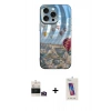 MARSİLYAN™- iPhone 14 Pro Max Kılıf Nova Doku Prime - Siyah Joko 5D Cam + Bilvis Titan Kamera Lens - GD
