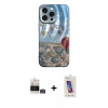 MARSİLYAN™- iPhone 14 Pro Max Kılıf Nova Doku Prime - Siyah Joko 5D Cam + Bilvis Titan Kamera Lens - GS