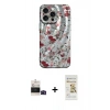 MARSİLYAN™- iPhone 14 Pro Max Kılıf Nova Doku Prime - Siyah Mat Seramik Nano Ekran Koruyucu + Bilvis Titan Kamera Lens - SH