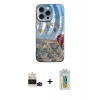 MARSİLYAN™- iPhone 14 Pro Max Kılıf Nova Doku Prime - Siyah Polymer Nano Ekran Koruyucu + Bilvis Titan Kamera Lens - SH