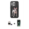 MARSİLYAN™- iPhone 14 Pro Max Kılıf Nova Form Koleksiyonu - Şeffaf 360 Full Body Arka Koruyucu + Bilvis Titan Kamera Lens - DNMR