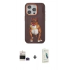 MARSİLYAN™- iPhone 14 Pro Max Kılıf Nova Form Koleksiyonu - Şeffaf Pasifik Cam Ekran Koruyucu + Bilvis Titan Kamera Lens - DNMR