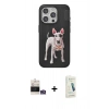 MARSİLYAN™- iPhone 14 Pro Max Kılıf Nova Form Koleksiyonu - Şeffaf Pasifik Cam Ekran Koruyucu + Gümüş Bilvis Titan Kamera Lens