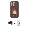 MARSİLYAN™- iPhone 14 Pro Max Kılıf Nova Form Koleksiyonu - Şeffaf Pasifik Cam Ekran Koruyucu + Raze Metal Kamera Lens - GS