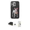 MARSİLYAN™- iPhone 14 Pro Max Kılıf Nova Form Koleksiyonu - Şeffaf Pasifik Cam Ekran Koruyucu + Raze Metal Kamera Lens - GD