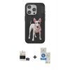 MARSİLYAN™- iPhone 14 Pro Max Kılıf Nova Form Koleksiyonu - Şeffaf Royal Nano Ekran Koruyucu + Bilvis Titan Kamera Lens - GD