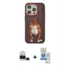 MARSİLYAN™- iPhone 14 Pro Max Kılıf Nova Form Koleksiyonu - Şeffaf Royal Nano Ekran Koruyucu + Bilvis Titan Kamera Lens - SH