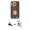 MARSİLYAN™- iPhone 14 Pro Max Kılıf Nova Form Koleksiyonu - Şeffaf Royal Nano Ekran Koruyucu + Bilvis Titan Kamera Lens - DNMR