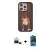MARSİLYAN™- iPhone 14 Pro Max Kılıf Nova Form Koleksiyonu - Siyah 18D Cam Ekran Koruyucu + Bilvis Titan Kamera Lens - GD