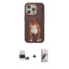 MARSİLYAN™- iPhone 14 Pro Max Kılıf Nova Form Koleksiyonu - Siyah Bilvis 3D Mat Cam Ekran Koruyucu + Bilvis Titan Kamera Lens - GD