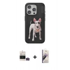 MARSİLYAN™- iPhone 14 Pro Max Kılıf Nova Form Koleksiyonu - Siyah Bilvis 3D Mat Cam Ekran Koruyucu + Bilvis Titan Kamera Lens - GD