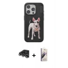 MARSİLYAN™- iPhone 14 Pro Max Kılıf Nova Form Koleksiyonu - Siyah Bilvis 3D Mat Cam Ekran Koruyucu + Raze Metal Kamera Lens - GS
