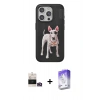 MARSİLYAN™- iPhone 14 Pro Max Kılıf Nova Form Koleksiyonu - Siyah Bilvis 5in1 3D Magic Cam Ekran Koruyucu + Bilvis Titan Kamera Lens - GD