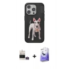 MARSİLYAN™- iPhone 14 Pro Max Kılıf Nova Form Koleksiyonu - Siyah Bilvis 5in1 5D Magic Hayalet Cam Ekran Koruyucu + Bilvis Titan Kamera Lens - GD