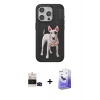 MARSİLYAN™- iPhone 14 Pro Max Kılıf Nova Form Koleksiyonu - Siyah Bilvis 5in1 5D Magic Hayalet Cam Ekran Koruyucu + Siyah Bilvis Titan Kamera Lens