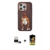 MARSİLYAN™- iPhone 14 Pro Max Kılıf Nova Form Koleksiyonu - Siyah Buffer Cam Ekran Koruyucu + Bilvis Titan Kamera Lens - GD