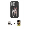 MARSİLYAN™- iPhone 14 Pro Max Kılıf Nova Form Koleksiyonu - Siyah Buffer Cam Ekran Koruyucu + Bilvis Titan Kamera Lens - GS