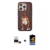 MARSİLYAN™- iPhone 14 Pro Max Kılıf Nova Form Koleksiyonu - Siyah Buffer Hayalet Cam Ekran Koruyucu + Bilvis Titan Kamera Lens - GS