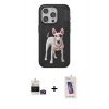 MARSİLYAN™- iPhone 14 Pro Max Kılıf Nova Form Koleksiyonu - Siyah Joko 5D Cam + Gold Bilvis Titan Kamera Lens