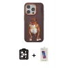 MARSİLYAN™- iPhone 14 Pro Max Kılıf Nova Form Koleksiyonu - Siyah Joko 5D Cam + PVD Metal Kamera Lens - TU