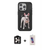 MARSİLYAN™- iPhone 14 Pro Max Kılıf Nova Form Koleksiyonu - Siyah Joko 5D Cam + PVD Metal Kamera Lens - TU