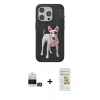 MARSİLYAN™- iPhone 14 Pro Max Kılıf Nova Form Koleksiyonu - Siyah Mat Seramik Nano Ekran Koruyucu + Bilvis Titan Kamera Lens - GD