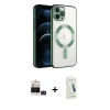 MARSİLYAN™- iPhone 14 Pro Max Kılıf Nova Işık Özel Seri - Şeffaf Pasifik Cam Ekran Koruyucu + Bilvis Titan Kamera Lens - DNMR