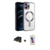 MARSİLYAN™- iPhone 14 Pro Max Kılıf Nova Işık Özel Seri - Siyah Joko 5D Cam + Raze Metal Kamera Lens - GD
