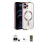 MARSİLYAN™- iPhone 14 Pro Max Kılıf Nova Işık Özel Seri - Siyah Joko Magic 5D Hayalet Cam + Bilvis Titan Kamera Lens - SH