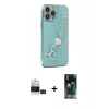 MARSİLYAN™- iPhone 14 Pro Max Kılıf Nova Işık Prime - Şeffaf 360 Full Body Arka Koruyucu + Bilvis Titan Kamera Lens - SH