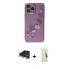 MARSİLYAN™- iPhone 14 Pro Max Kılıf Nova Işık Prime - Şeffaf Pasifik Cam Ekran Koruyucu + Raze Metal Kamera Lens - GS
