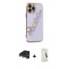 MARSİLYAN™- iPhone 14 Pro Max Kılıf Nova Işık Prime - Şeffaf Pasifik Cam Ekran Koruyucu + Raze Metal Kamera Lens - GS