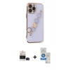 MARSİLYAN™- iPhone 14 Pro Max Kılıf Nova Işık Prime - Şeffaf Royal Nano Ekran Koruyucu + Bilvis Titan Kamera Lens - SH