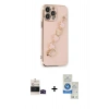 MARSİLYAN™- iPhone 14 Pro Max Kılıf Nova Işık Prime - Şeffaf Royal Nano Ekran Koruyucu + Bilvis Titan Kamera Lens - SH