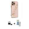 MARSİLYAN™- iPhone 14 Pro Max Kılıf Nova Işık Prime - Şeffaf Royal Nano Ekran Koruyucu + Bilvis Titan Kamera Lens - DNMR
