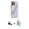 MARSİLYAN™- iPhone 14 Pro Max Kılıf Nova Işık Prime - Şeffaf Royal Nano Ekran Koruyucu + Bilvis Titan Kamera Lens - DNMR