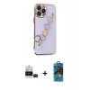 MARSİLYAN™- iPhone 14 Pro Max Kılıf Nova Işık Prime - Siyah 18D Cam Ekran Koruyucu + Bilvis Titan Kamera Lens - SH