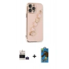 MARSİLYAN™- iPhone 14 Pro Max Kılıf Nova Işık Prime - Siyah 18D Cam Ekran Koruyucu + Bilvis Titan Kamera Lens - DNMR