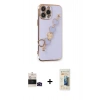 MARSİLYAN™- iPhone 14 Pro Max Kılıf Nova Işık Prime - Siyah 6D Mat Seramik Hayalet Nano Ekran Koruyucu + Bilvis Titan Kamera Lens - SH