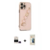 MARSİLYAN™- iPhone 14 Pro Max Kılıf Nova Işık Prime - Siyah 6D Mat Seramik Hayalet Nano Ekran Koruyucu + Bilvis Titan Kamera Lens - GD