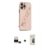 MARSİLYAN™- iPhone 14 Pro Max Kılıf Nova Işık Prime - Siyah 6D Mat Seramik Hayalet Nano Ekran Koruyucu + Bilvis Titan Kamera Lens - GS