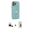 MARSİLYAN™- iPhone 14 Pro Max Kılıf Nova Işık Prime - Siyah 6D Mat Seramik Hayalet Nano Ekran Koruyucu + Bilvis Titan Kamera Lens - GD